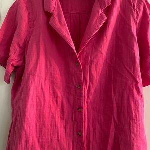 Old Navy Fuchsia Button-Down Shirt